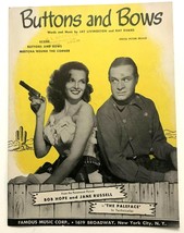 Buttons and Bows 1948 Sheet Music From Movie The Paleface Bob Hope Jane ... - $183.70 MXN