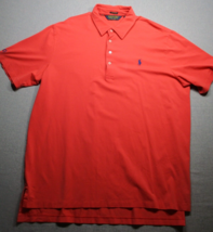 Polo Golf Ralph Lauren Stretch Lisle Men Size XL Coral Colored Shirt - $17.33