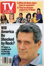 ORIGINAL Vintage Jan 6 1990 TV Guide Magazine No Label Rock Hudson - £11.64 GBP