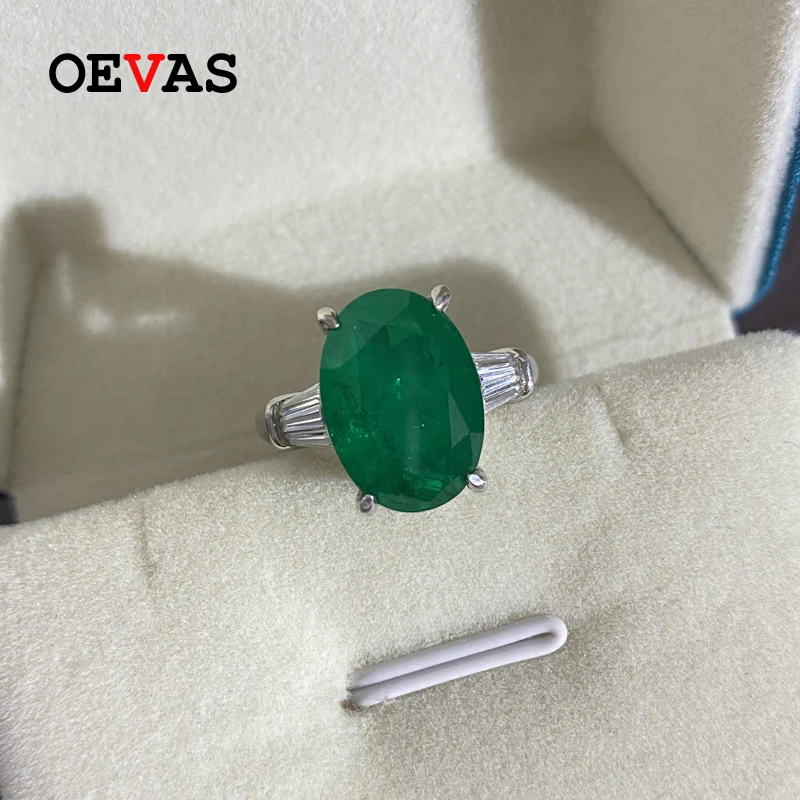 Top Quality Big Green Zircon Wedding Rings For Women Simple And Elegant Party Je - £21.56 GBP
