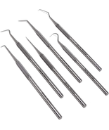 Stainless Steel Precision Probe Set - 6 Pieces with Various Tips, 5.5&quot; L... - $28.51 CAD