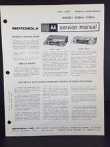Motorola 1964 Chevy Chevelle. Bel-Air Auto Radio Service Manual Model CEM64 - $6.93