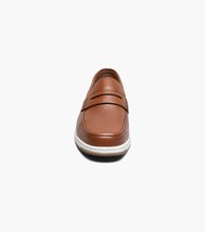 Nunn Bush Luca Moc Toe Penny Loafer Walking Shoes Cognac Multi 85103-229 image 8