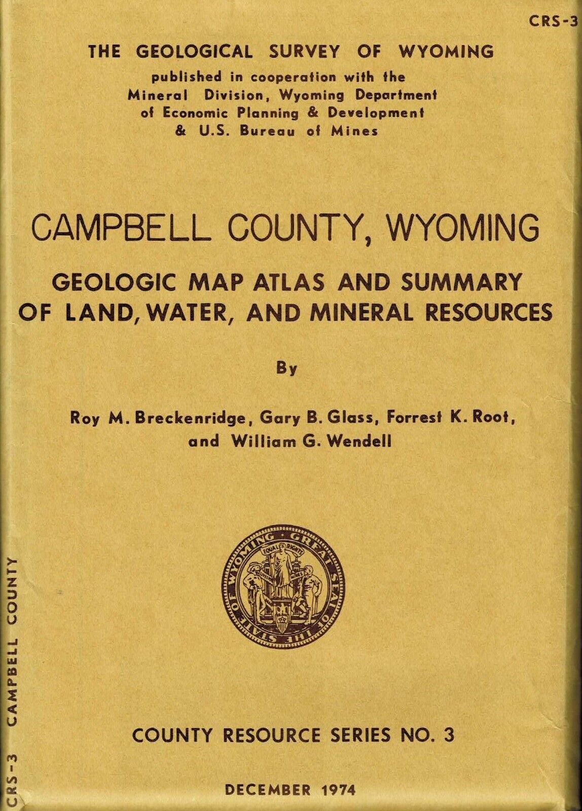 Primary image for Geologic Map: Campbell County, Wyoming