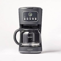 12 Cup Programmable Coffee Maker Gray - Figmint - £26.61 GBP