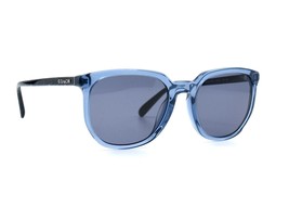 New Coach HC8384U Transparent Blue Authentic Sunglasses - £97.75 GBP