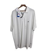 Nautica 2XLT White Polo Shirt Mens Short Sleeve Classic Fit NWT - $14.99