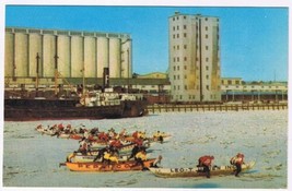 Postcard Carnaval De Quebec Ice Canoe Race Quebec City - £3.88 GBP