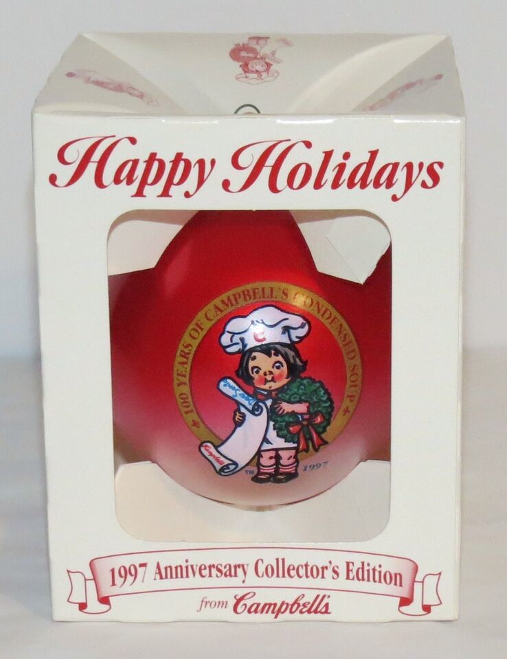 Campbell&#39;s 1997 100th Anniversary Collector&#39;s Edition Ball Globe Ornamen... - $4.90