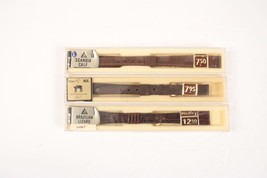 3 Vintage Ladies Watch Bands JB and Hadley Calf and Lizard NOS 1/2 Inch - $28.04