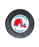 Vintage QUEBEC NORDIQUES Official NHL Hockey Puck Inglasco Made in Slovakia - $20.58 CAD
