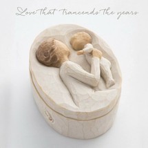 Grandmother Keepsake Box Figure Sculpture Hand Painting Willow Tree Susan Lordi - £58.60 GBP