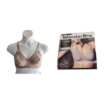 WonderBra Womens Size 40C  Taupe Wire Free No Poke Side Stay Bra Style 2483 - $13.61