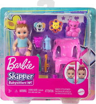 Barbie Skipper Babysitters Inc Baby Small Doll &amp; Accessories, First Tooth Playse - £9.08 GBP