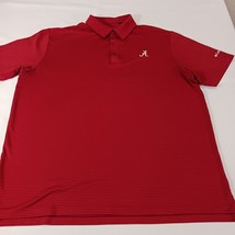 Columbia 18S14MP ALABAMA Men&#39;s Red Omni-Wick One Swing Golf Polo Shirt S... - $20.78