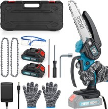 SENDRY Mini Chainsaw 6-Inch, Powerful Cordless Rechargeable Handheld Small - $50.99