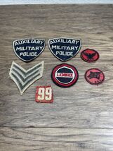 Vintage Lot of 7 Boy Scout Military Patches Wolves Eagles Lennox KG - $9.89