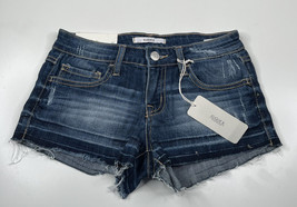 Klique B. NWT women’s XS blue denim jean cut off shorts L1 - £14.05 GBP