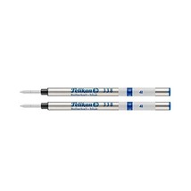 Pelikan 338 Medium Rollerball Refill - Blue (Pack of 2)  - £24.00 GBP