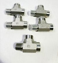 5-Hydraulic 3/8” NPT Steel Street Tee Adapter Fitting 6,000 PSI 5602-06-... - $510.39 MXN 5-Hydraulic 3/8” NPT Steel Street Tee Adapter Fitting 6,000 PSI 5602-06-... - $510.39 MXN