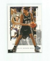 Tim Duncan (San Antonio Spurs) 2002-03 Upper Deck Honor Roll Card #74 - £3.90 GBP