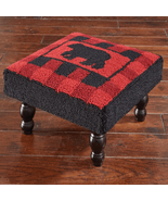 Rustic Bear Silhouette Hooked Stool - $6,647.88 MXN