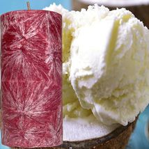 Creamy Tahitian Vanilla Scented Palm Wax Pillar Candle - £19.65 GBP+