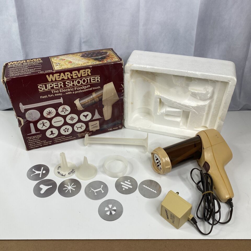 Primary image for Vintage WEAR-EVER 70123 Electric Super Shooter Cookie Press - Tested & Working
