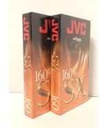 2  - JVC High Performance SX 160 8 Hour Blank VHS Video Recordable Tapes... - £9.50 GBP