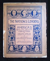 1895 book Nations Leaders J Paul Jones Ben Franklin, John Hancock, Rober... - $18.06 CAD