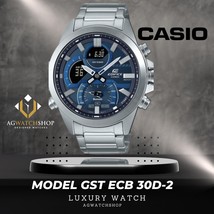 Montre à quartz analogique-numérique pour homme Casio avec bracelet en acier ... - $132.51