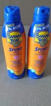 2 Packs Banana Boat Sport Ultra Clear Sunscreen Spray SPF 50+ 8 Oz. Exp. 2/2026 - £11.00 GBP