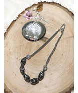 MONET MOTHER OF PEARL INLAY SILVER TONE NECKLACE - $14.95