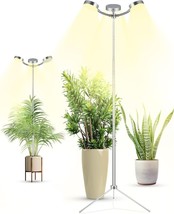 Grow Lights Full Spectrum with Detachable Tripod Stand, Multi-Functional 10-55" - $12.59