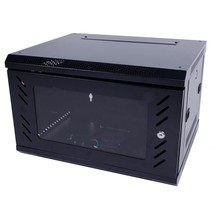 New 6U Wall Mount Network Server Data Cabinet Enclosure Rack Glass Door ... - $129.19