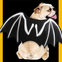 Luminous Bat Wings Dog Costume - Transform Your Pup Into A Mysterious Creature! - £9.51 GBP+