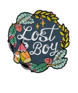 LOST BOY IRON ON PATCH 3.75&quot; Outdoor Adventure Free Spirit Embroidered A... - $130.60 MXN