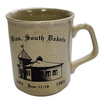 Mina South Dakota Coffee Mug 1883-1983 Centennial Souvenir Vintage Cup - £10.96 GBP