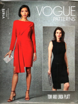 Vogue V1675 Misses 14 to 22 Designer Tom and Linda Platt Dress Sewing Pa... - $25.95