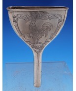 Wm Kerr Sterling Silver Wine Funnel Rooster Holding Glass #53 4.75&quot; (#8385) - $232.12 CAD