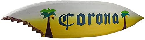 Primary image for 39" Wooden Handmade Corona Surfboard Sign Wall Plaque Art