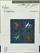 Valse Caprice by Timothy Brown Intermediate Piano Sheet Music Solos  FJH Music - £4.44 GBP