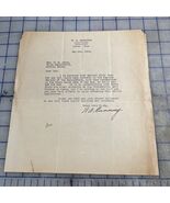 Vintage Letter Orange Texas 1929 Signed County Clerk W.A. Gunning Political - €15,94 EUR