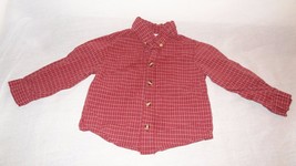 Boy&#39;s dress shirt size 24 Months  B.T. Kids Plaid - $9.36