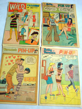 Four 1960s Betty and Veronica  Fashion Pin-Up Pages from Archie Comics - £7.82 GBP
