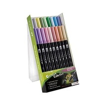 Tombow Dual Brushpens 18 Colour - Set (Pastel)  - $111.00