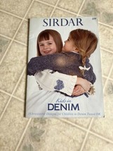SIRDAR Knitting Denim Tweed Yarn Pattern Book #259 Kids in Denim - £14.55 GBP