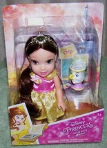 Disney Princess Petite Belle &amp; Chip 6&quot; Doll New - £13.92 GBP