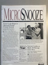Rare 1996 Microsoft MicroNews/ Prank &quot;MicroSnooze&quot; Company Newsletter Bi... - $514.84 MXN
