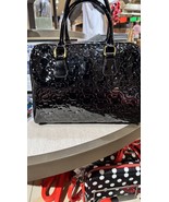 Disney Parks Mickey Mouse Shiny Black Purse Handbag with Shoulder Strap NEW - $75.05 CAD